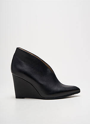 Bottines/boots matière lisse talon de 7 à 9cm noir UNISA femme