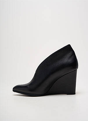 Bottines/boots matière lisse talon de 7 à 9cm noir UNISA femme