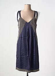Robe mi-longue sans manche sans manche bleu ELISA CAVALETTI femme