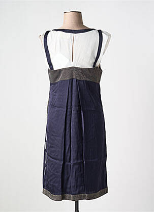 Robe mi-longue sans manche sans manche bleu ELISA CAVALETTI femme