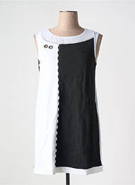 Tunique sans manche tissage jersey noir ELISA CAVALETTI femme