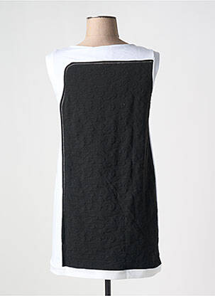 Tunique sans manche col rond noir ELISA CAVALETTI femme