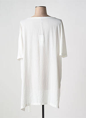 Tunique manches courtes tissage crêpe blanc CREA CONCEPT femme