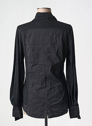 Chemisier coupe cintrée manches longues noir ELISA CAVALETTI femme