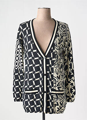 Gilet manches longues stretch noir JEI'S BY LETIZIA DENARO femme