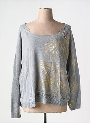 Pull gris ELISA CAVALETTI pour femme
