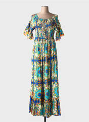 Robe longue bleu ANTICA SARTORIA pour femme seconde vue