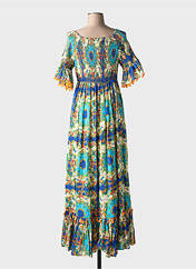 Robe longue bleu ANTICA SARTORIA pour femme seconde vue