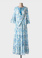 Robe longue bleu FASHION pour femme seconde vue