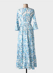 Robe longue bleu FASHION pour femme seconde vue