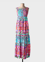 Robe longue rose ANTICA SARTORIA pour femme seconde vue