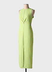Robe longue vert ANDAM pour femme seconde vue
