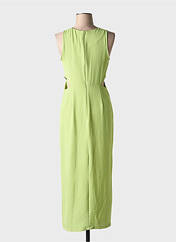 Robe longue vert ANDAM pour femme seconde vue
