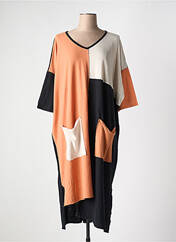 Robe mi-longue noir KEDZIOREK pour femme seconde vue