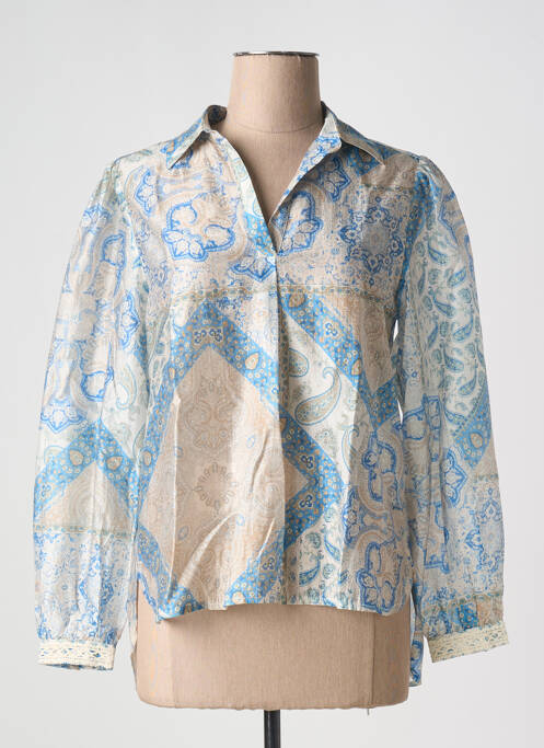Blouse bleu MARINA V pour femme
