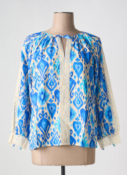 Blouse bleu ZEN ETHIC pour femme