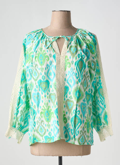 Blouse vert MARINA V pour femme
