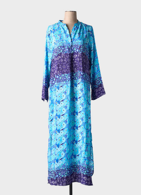 Robe longue bleu ANTICA SARTORIA pour femme