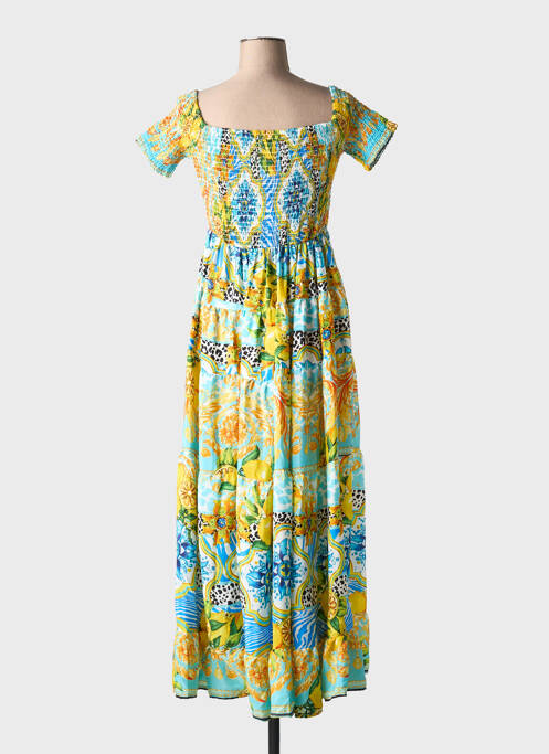 Robe longue bleu ANTICA SARTORIA pour femme