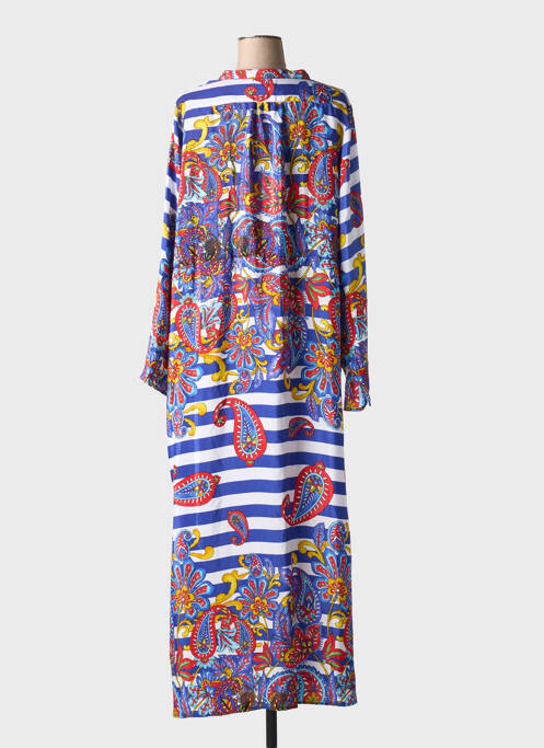 Robe longue bleu ANTICA SARTORIA pour femme