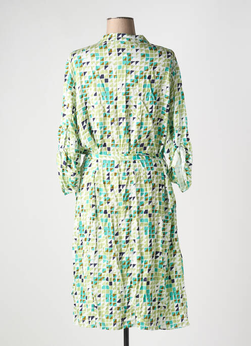 Robe mi-longue vert REVER MILE pour femme