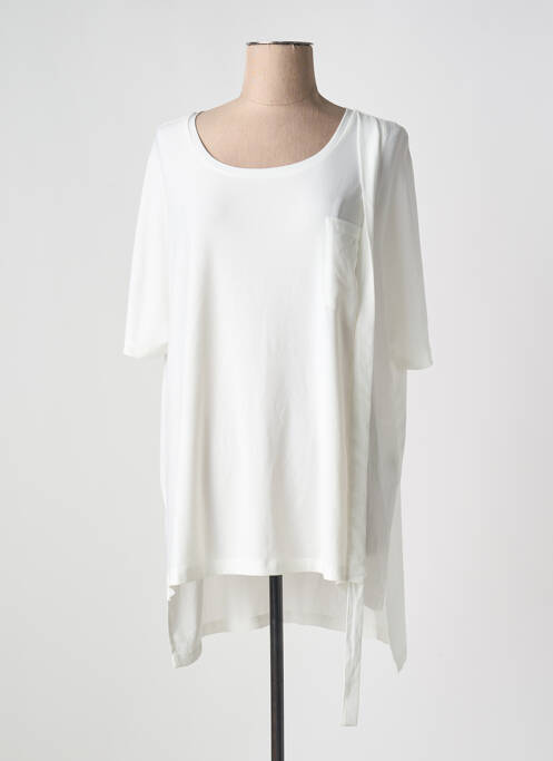 Tunique manches courtes blanc CREA CONCEPT pour femme