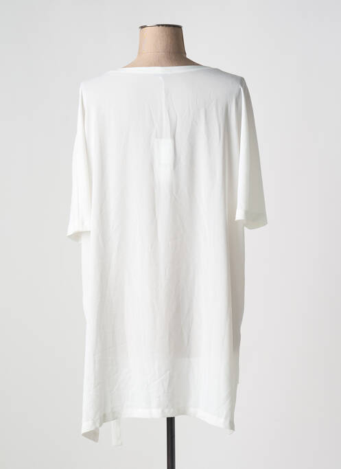 Tunique manches courtes blanc CREA CONCEPT pour femme