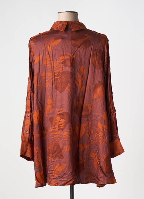 Tunique manches longues orange JEAN MARC PHILIPPE pour femme