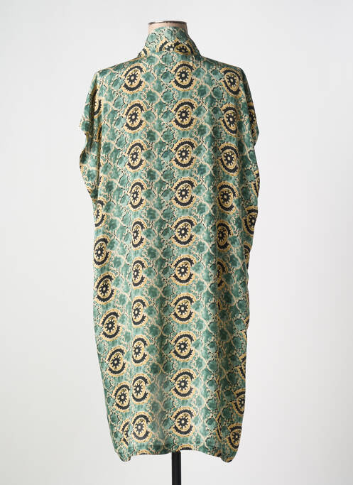 Veste kimono vert LAUREN VIDAL pour femme