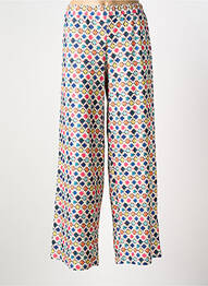 Pantalon large coupe fluide beige REVER MILE femme
