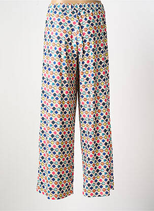 Pantalon large coupe fluide beige REVER MILE femme