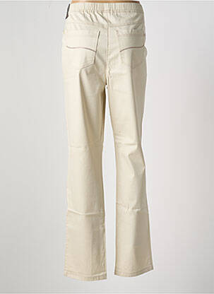 Jegging tissage popeline taille normale beige TONI femme