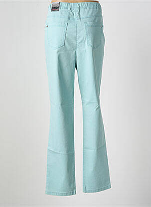 Jegging tissage popeline taille normale bleu TONI femme