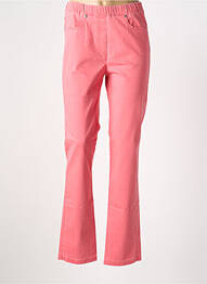 Jegging tissage popeline taille normale rose TONI femme
