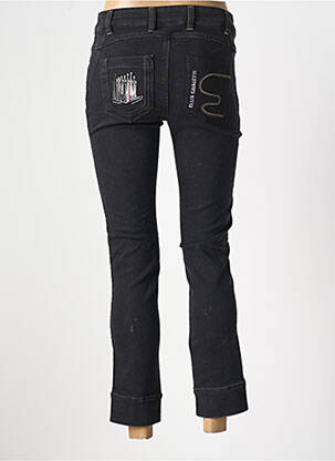 Jeans coupe slim stretch taille normale noir ELISA CAVALETTI femme