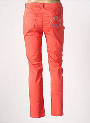 Jeans coupe slim stretch taille normale orange ELISA CAVALETTI femme