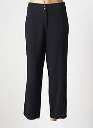 Pantalon 7/8 taille à pinces taille normale noir DANIELA DALLAVALLE femme