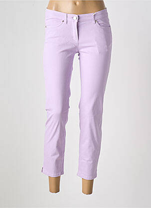 Jeans coupe slim taille basse taille basse violet TONI femme