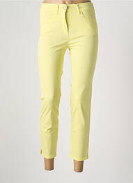 Jeans coupe slim taille basse taille basse jaune TONI femme