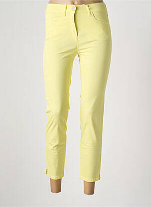 Jeans coupe slim taille basse taille basse jaune TONI femme