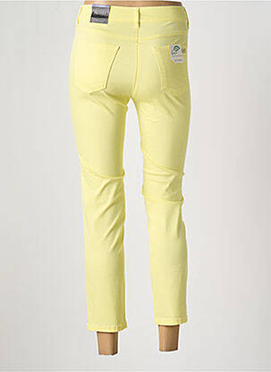 Jeans coupe slim taille basse taille basse jaune TONI femme