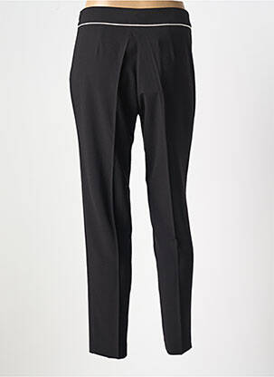 Pantalon slim taille haute taille haute noir ANDAMIO femme