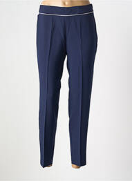 Pantalon slim slim taille haute bleu ANDAMIO femme
