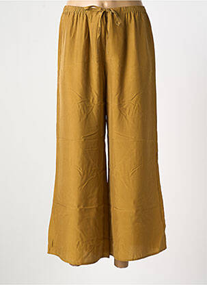 Pantalon large coupe fluide taille normale jaune MPC (MA PETITE CAPSULE) femme