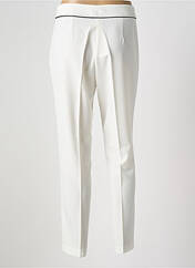 Pantalon slim blanc ANDAMIO pour femme seconde vue