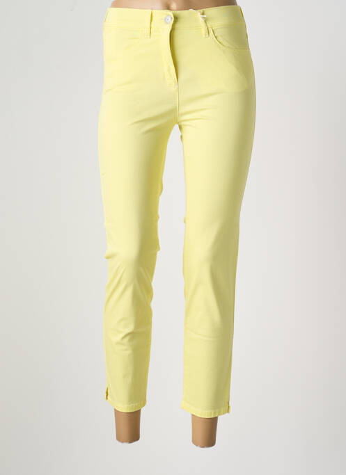 Jeans coupe slim jaune TONI pour femme