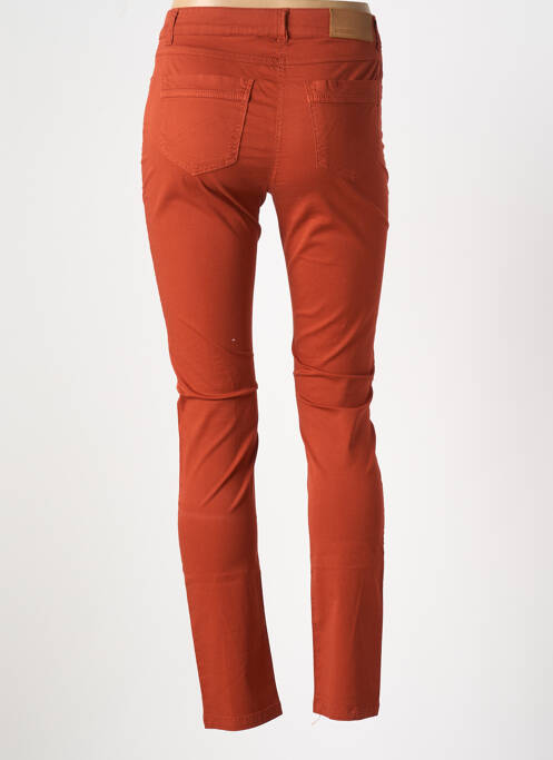 Jeans coupe slim orange ANDAMIO pour femme