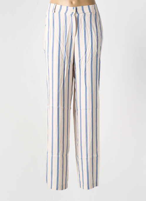 Pantalon slim bleu ANDAM pour femme