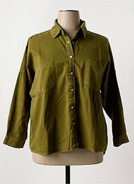 Veste casual coupe droite vert JEAN MARC PHILIPPE femme