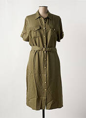 Robe mi-longue vert FLY GIRL pour femme seconde vue